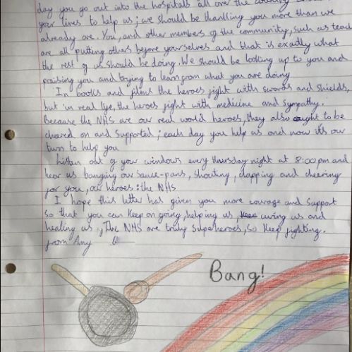 Amy Cornelio Letter to the NHS (2)